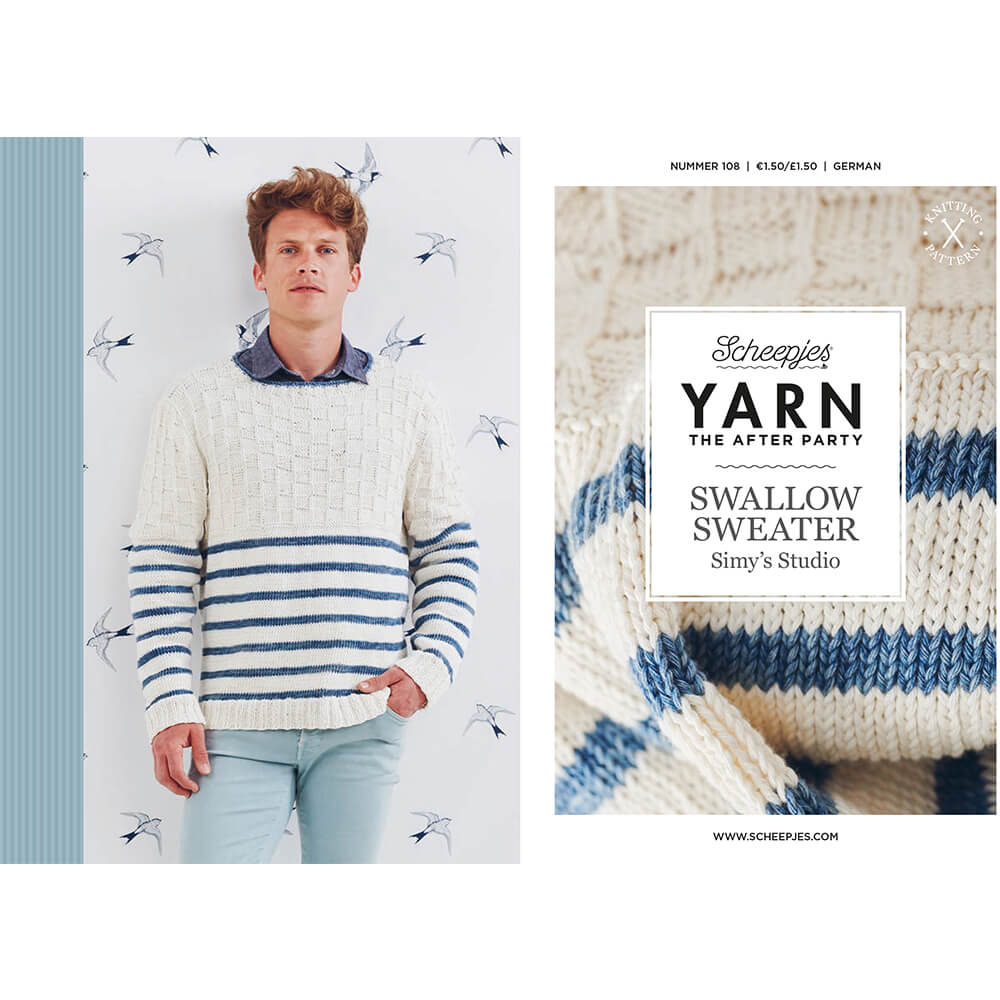 YARN The After Party no.108 Swallow Sweater 20pcs De Bondt