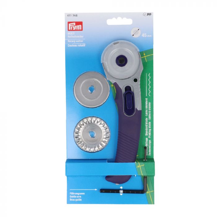 Prym Rotary cutter multi with 3 blades 45mm - 5pcs