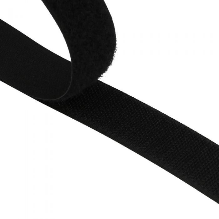 25m White Velcro roll - hook and loop