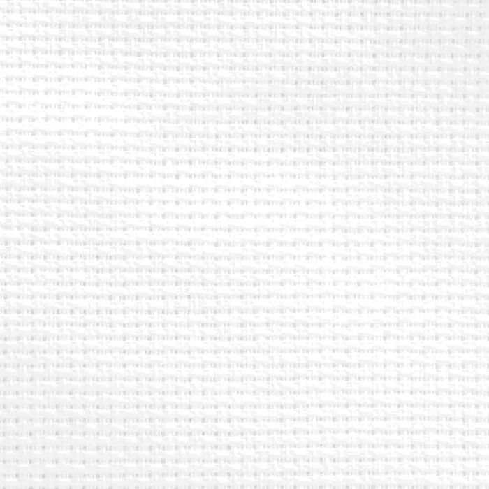 Aida cloth cotton 16 count 150cm white - 5m
