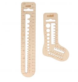 Addi Calibro Wooden Needle gauges set - 1pc | De Bondt