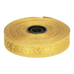 Woven ribbon Gold or silver 22 mm - 16.40m