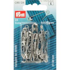 Prym Safety pins steel assorted 27-38-50mm silver - 5x24pcs