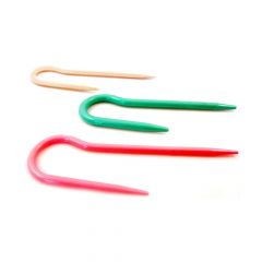 Cable needle plastic j-hook - 5x3pcs