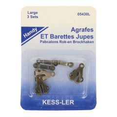 Hooks and bars for skirts and pants (3 pairs) - 5pcs