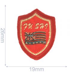 Label flag 19x26mm red - 5pcs