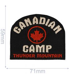 Iron-on patches Canadian Camp - 5pcs