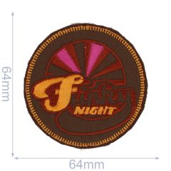 Iron-on patches Funky Night - 5pcs
