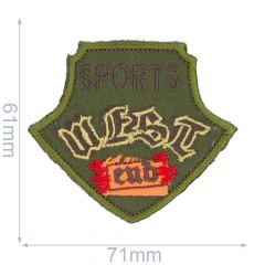 Iron-on patches SPORTS WEST END - 5pcs