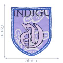 Iron-on patches INDIGO - 5pcs
