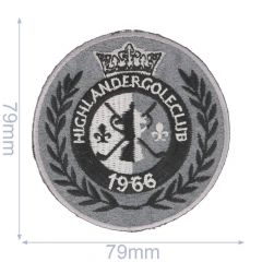 Iron-on patches Highlandergolfclub 1966 - 5pcs