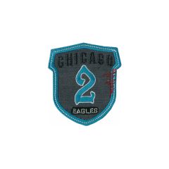 Iron-on patches CHICAGO 2 EAGLES - 5pcs