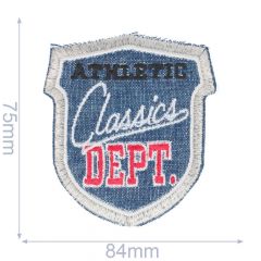 Iron-on patches Classic DEPT. - 5pcs