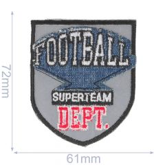 Iron-on patches Football SUPERTEAM DEPT. - 5pcs