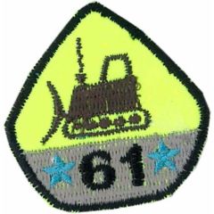 Iron-on patches Loader neon - 5pcs