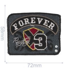 Iron-on patches FOREVER Rugby 3 - 5pcs