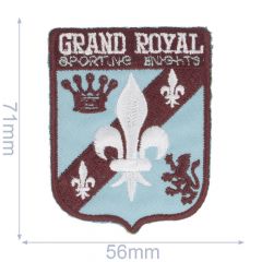 Iron-on patches GRAND ROYAL - 5pcs
