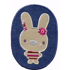 Iron-on patches Hare - 5pcs