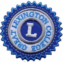 Iron-on patches GREAT LEXINGTON COLLEGE L - 5pcs
