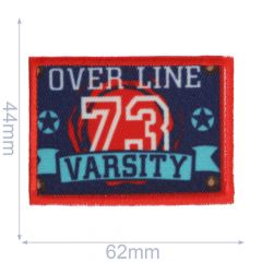 Iron-on patches Over Line - 5pcs
