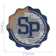 Iron-on patches SP sports club - 5pcs