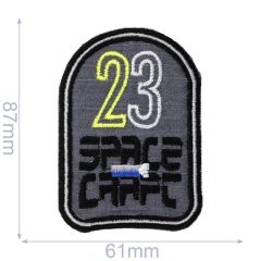 Iron-on patches 23 Space Craft - 5pcs