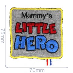 Iron-on patches Mummy's little hero - 5 pcs