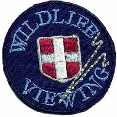 Iron-on patches Button Wildlife Viewing - 5pcs