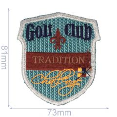 Iron-on patches arms caprol golf club - 5pcs