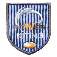 Iron-on patches Power Kiting blue - 5pcs