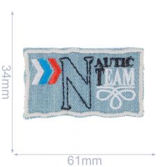 Iron-on patches Nautic team jeans - 5pcs