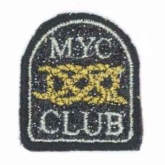 Iron-on patches MYC club with sailor's knots - 5pcs