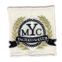 Iron-on patches MYC Yachting Club - 5pcs