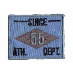 Iron-on patches Since 55 dept blue - 5pcs