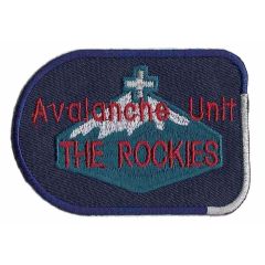 Iron-on patches Avalanche Unit The Rockies - 5pcs