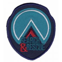 Iron-on patches button Search & Rescue - 5pcs
