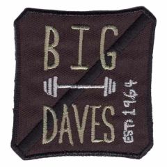 Iron-on patches BIG DAVES - 5pcs