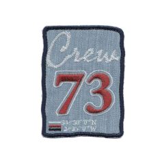 Iron-on patches 73 crew op light jeans - 5pcs