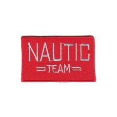 Iron-on patches Nautic Team red - 5pcs