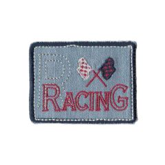 Iron-on patches Racing blue - 5pcs