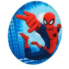 Iron-on patches Spiderman oval assortiment 2 pcs - 6 sets