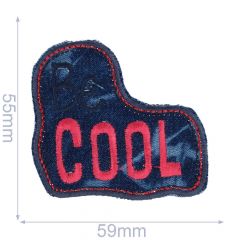 Iron-on patches Be cool 2 - 5pcs