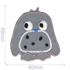 Iron-on patches Penguin reflective - 5pcs