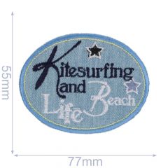 Iron-on patches Kitesurfing and Beach Life - 5pcs