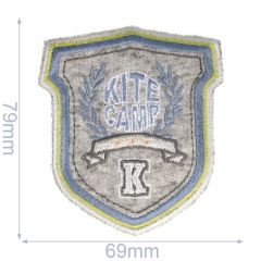Iron-on patches arms Kite Camp brown Jersey - 5pcs