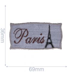 Iron-on patches Paris - 5pcs