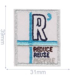Iron-on patches square R3 - 5pcs