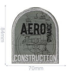 Iron-on patches Aero construction - 5pcs