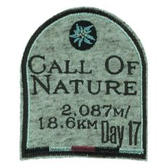 HKM Iron-on patch shield GALL OF NATURE - 5pcs