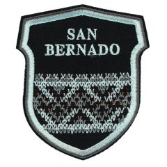 HKM Iron-on patch shield SAN BERNADO - 5pcs